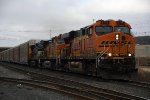 Vehicle train rolls east